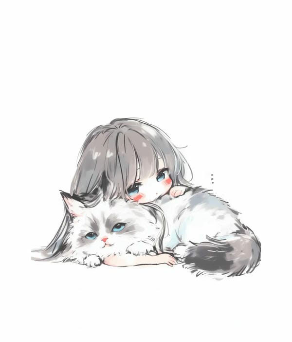 avatar mèo cute anime 12