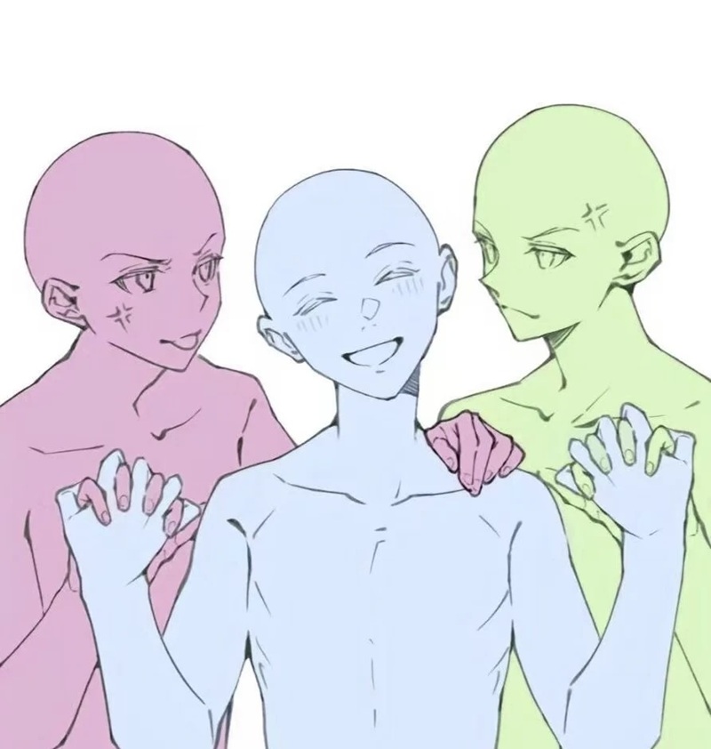 avatar nhóm 3 người ngầu 3