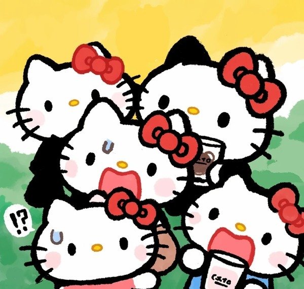 avatar nhóm 5 người cute 9