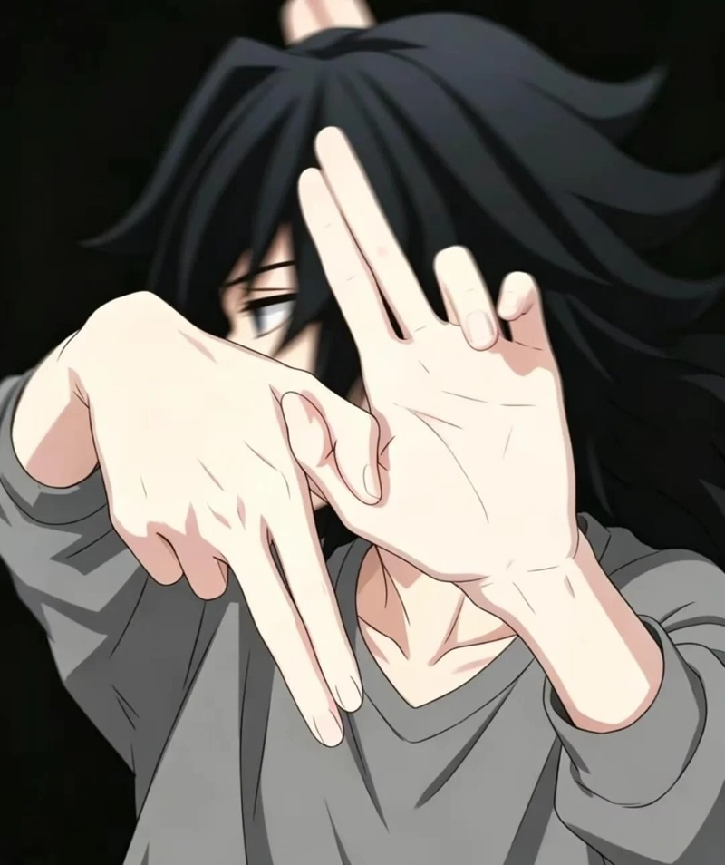 avatar nữ ngầu che mặt anime 4