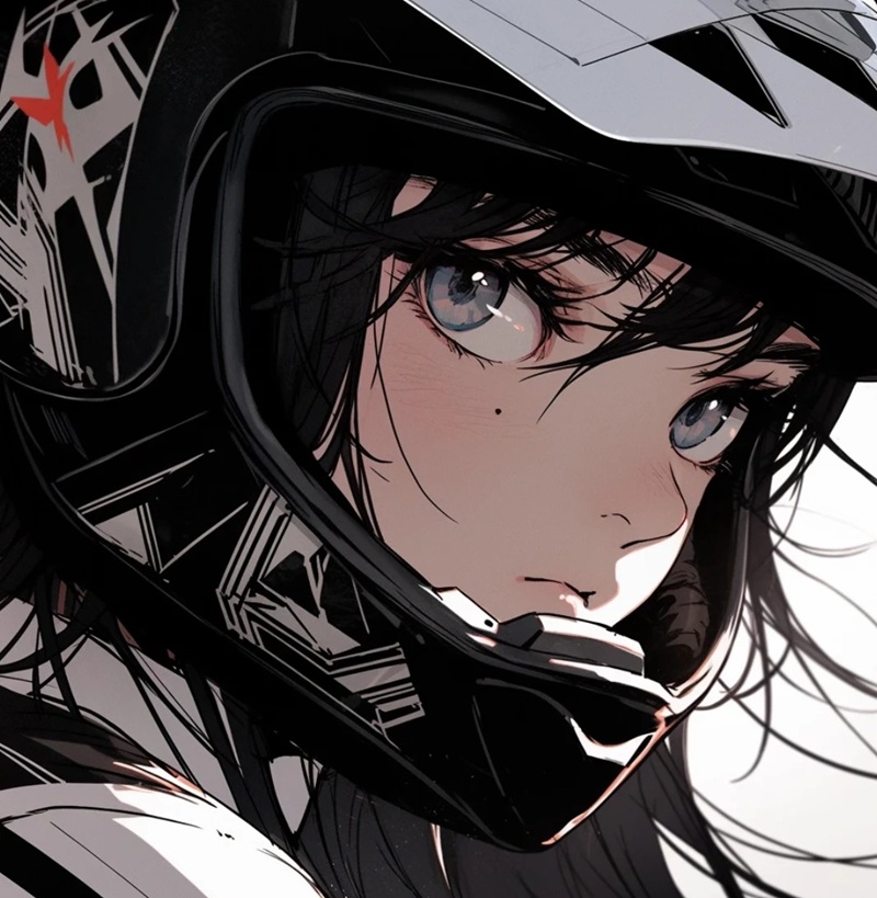 avatar nữ ngầu che mặt anime 5