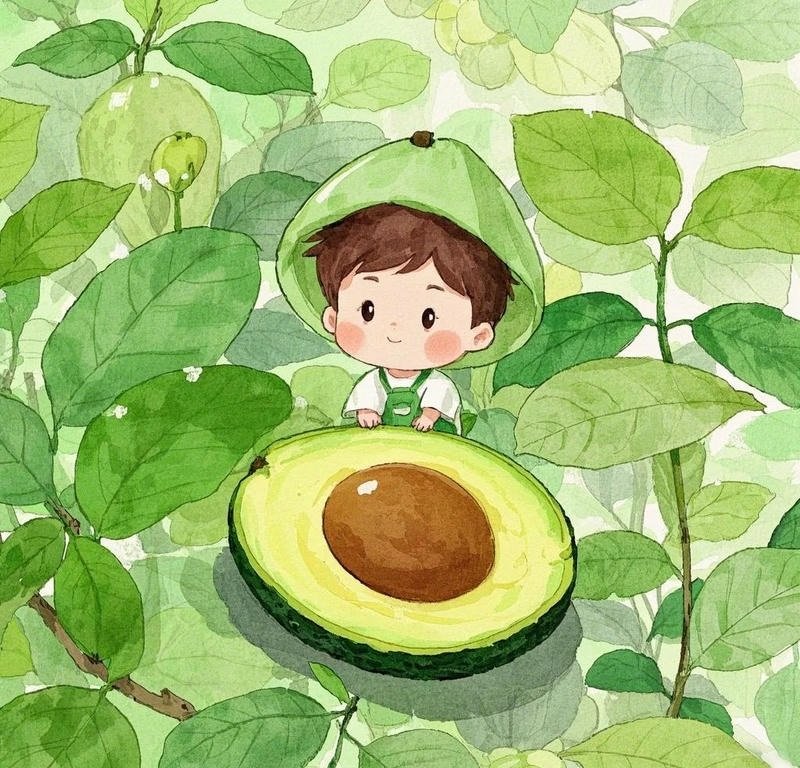 avatar quả bơ cute 2