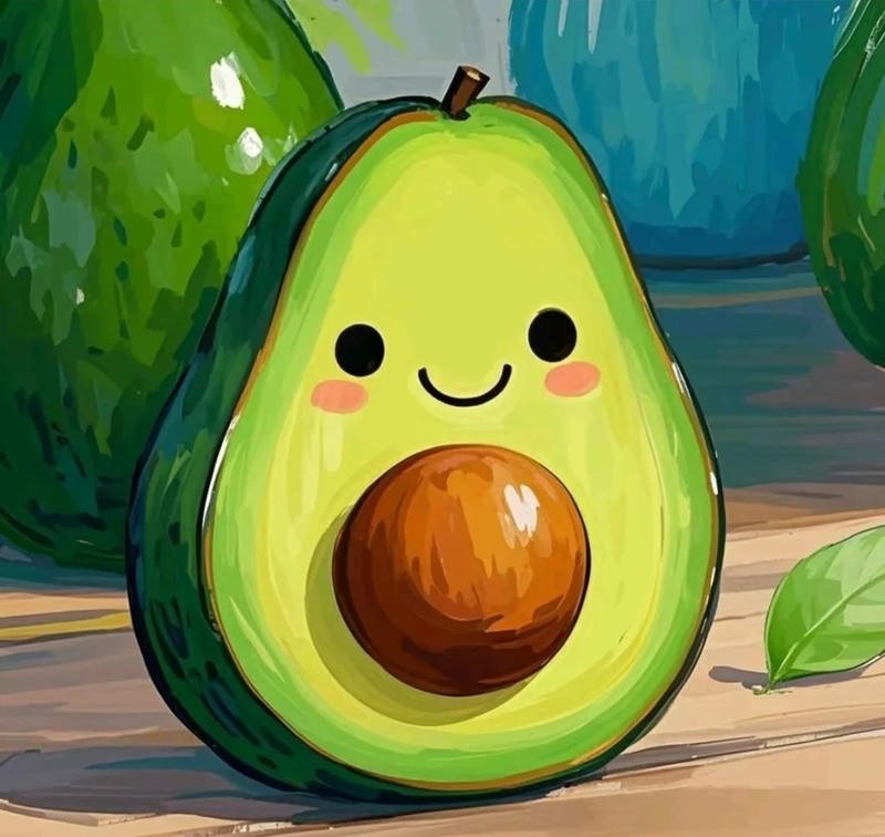 avatar quả bơ cute 20