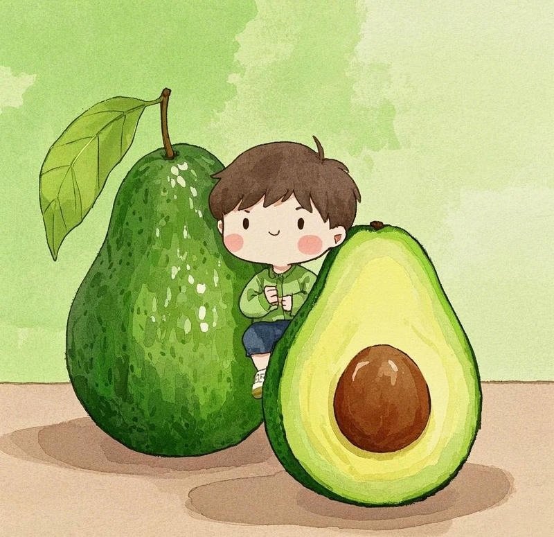 avatar quả bơ cute 3