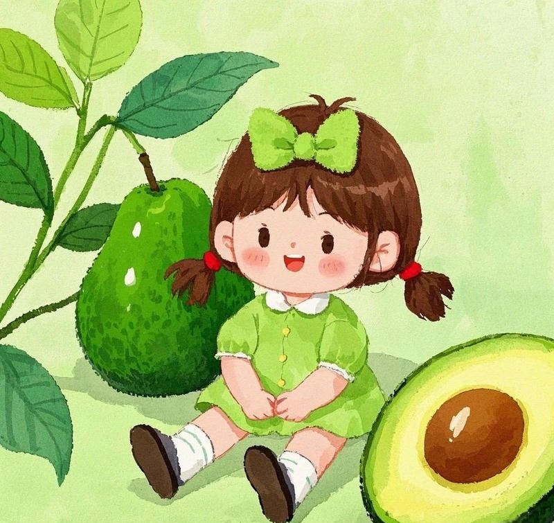 avatar quả bơ cute 5