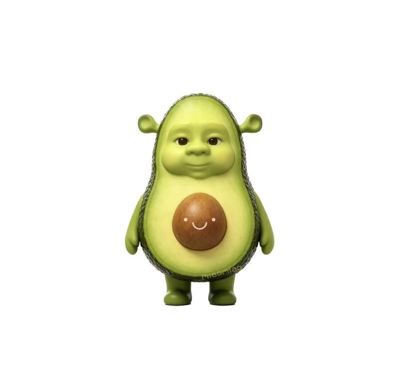 avatar quả bơ cute 9