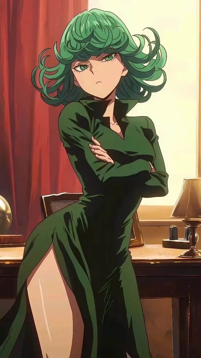 Chiều cao ấn tượng của nhân vật tatsumaki height