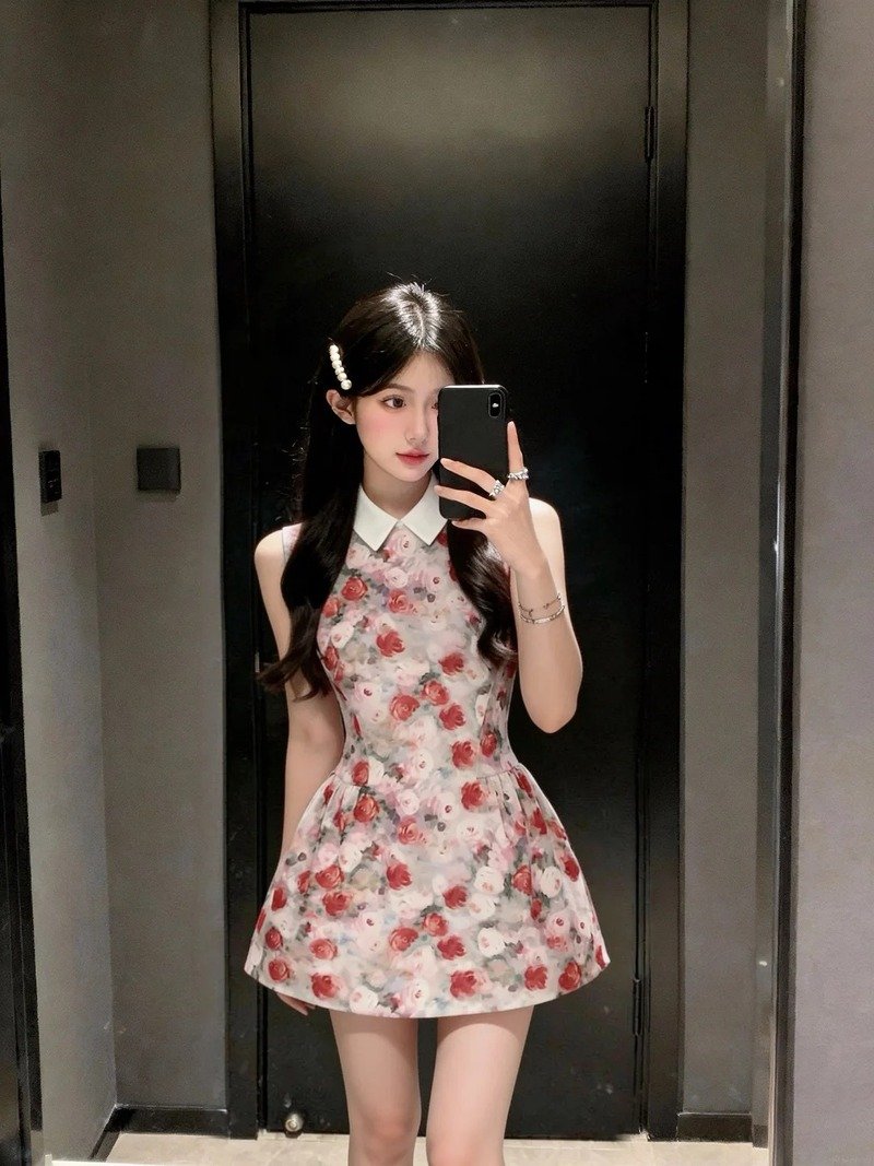 gái xinh việt nam mặc váy ngắn 12