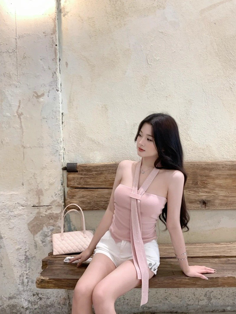 gái xinh việt nam mặc váy ngắn 15