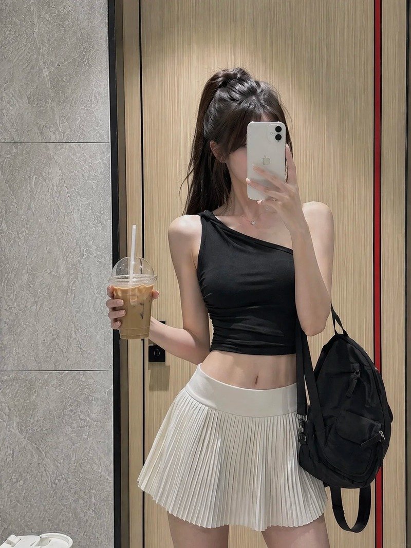 gái xinh việt nam mặc váy ngắn 18