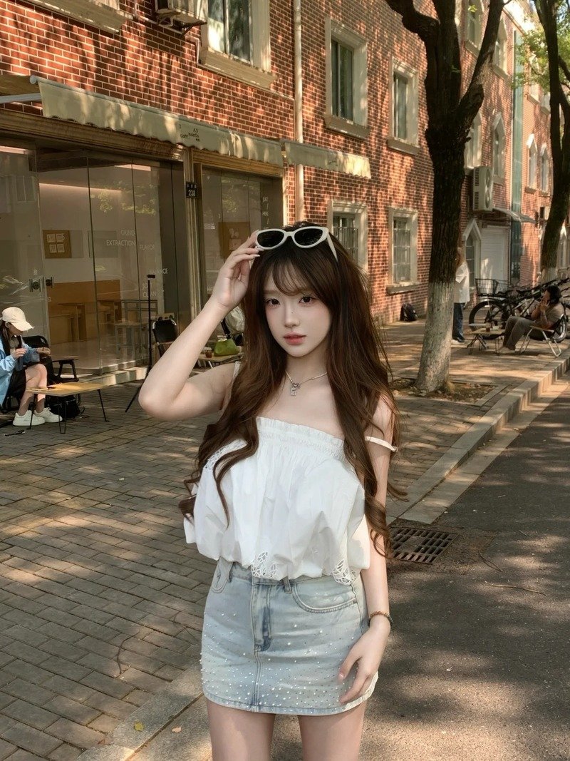gái xinh việt nam mặc váy ngắn 19