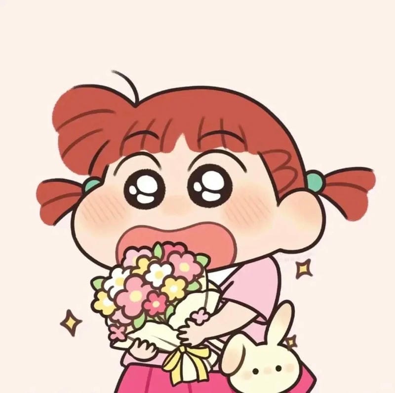 lầy lội đôi avatar shin cute 10