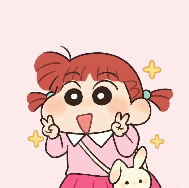lầy lội đôi avatar shin cute 12