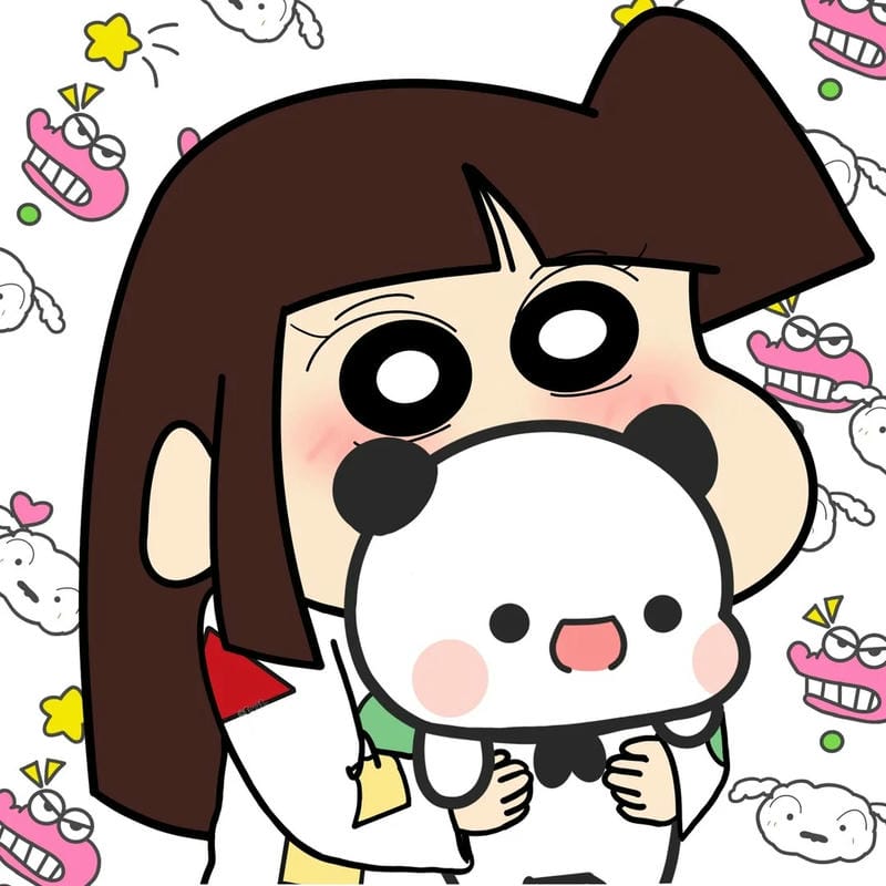 lầy lội đôi avatar shin cute 13