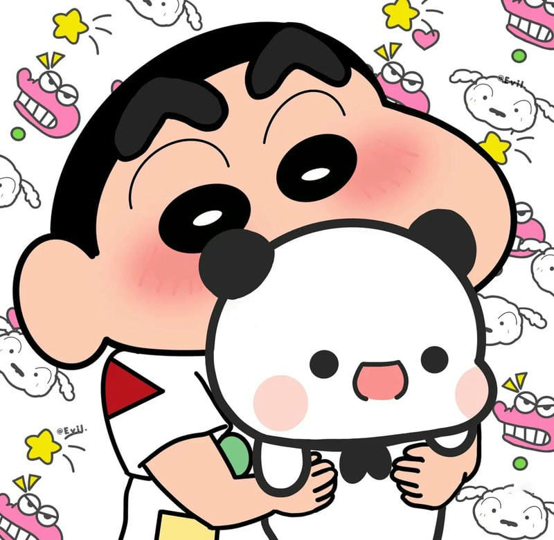 lầy lội đôi avatar shin cute 14