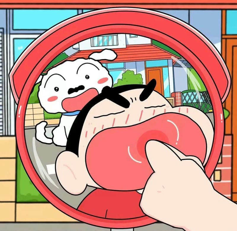 lầy lội đôi avatar shin cute 15