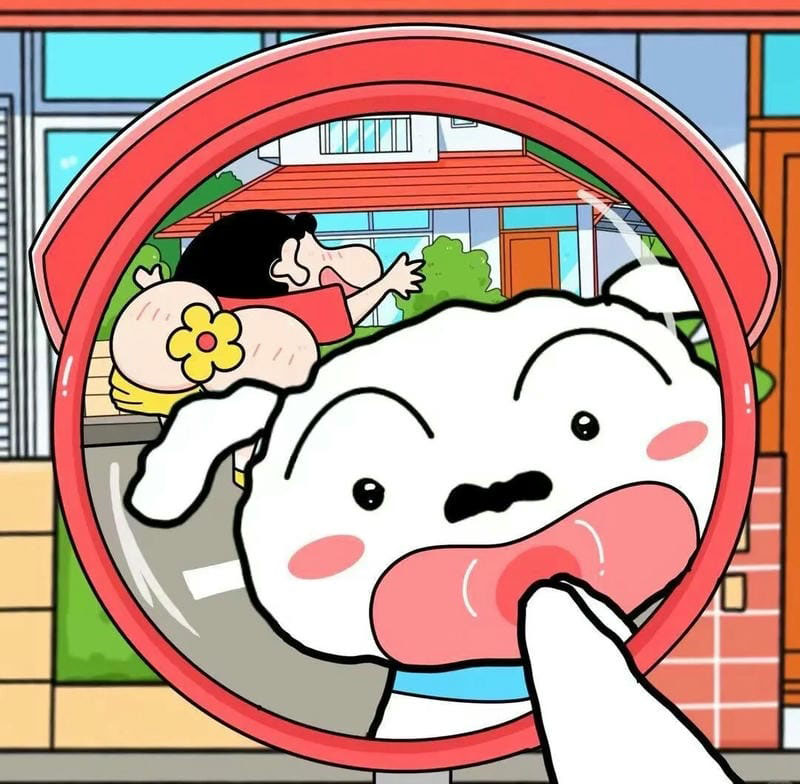 lầy lội đôi avatar shin cute 16
