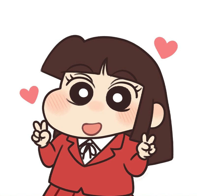 lầy lội đôi avatar shin cute 34
