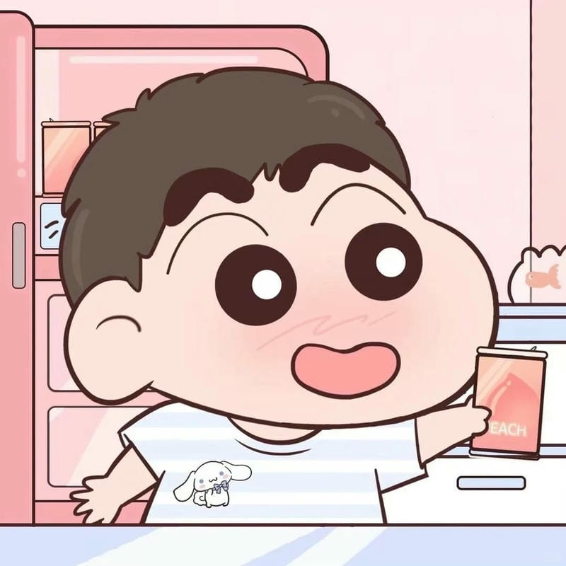 lầy lội đôi avatar shin cute 5