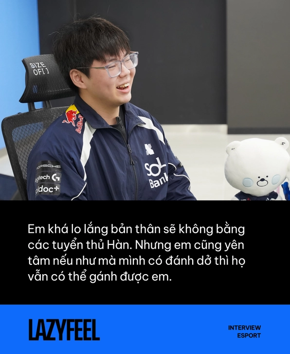 LazyFeel trong buổi phỏng vấn về hành trình thi đấu chuyên nghiệp