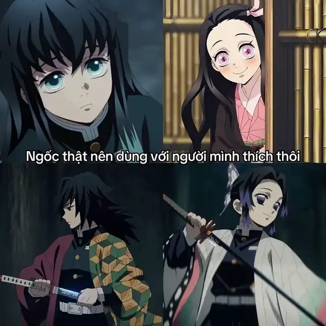 Nhóm nhân vật cùng Muichiro trong bộ truyện