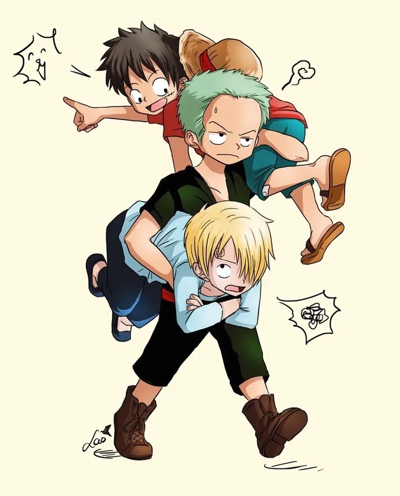 Sức mạnh kết hợp từ Luffy Zoro Sanji không thể bị đánh bại