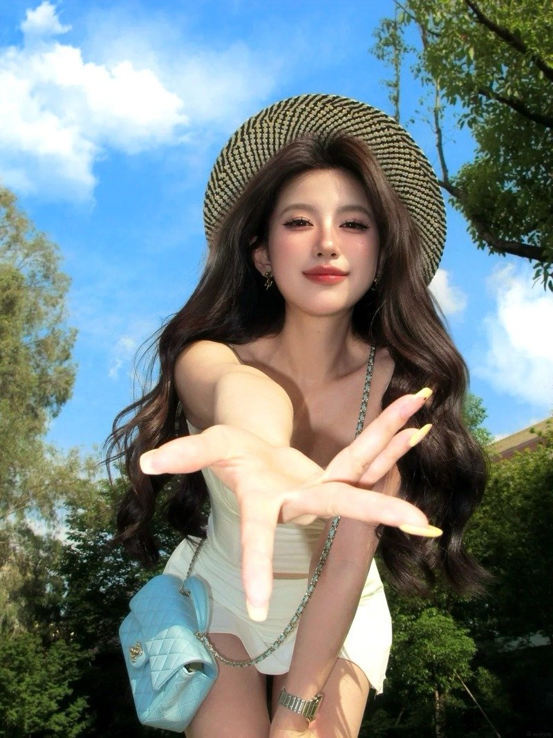 ảnh gái mạng che mặt