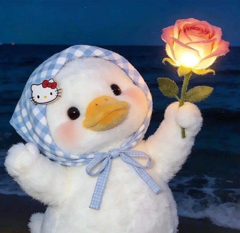 avatar vịt trắng cute 14