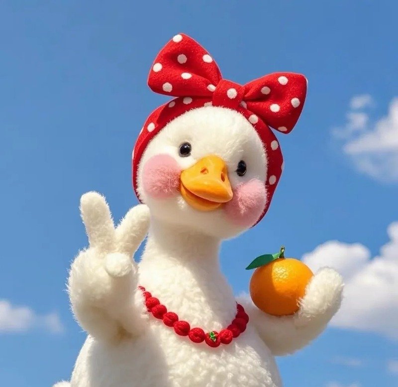 avatar vịt trắng cute 17