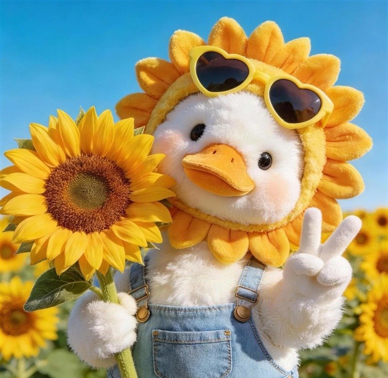avatar vịt trắng cute 2