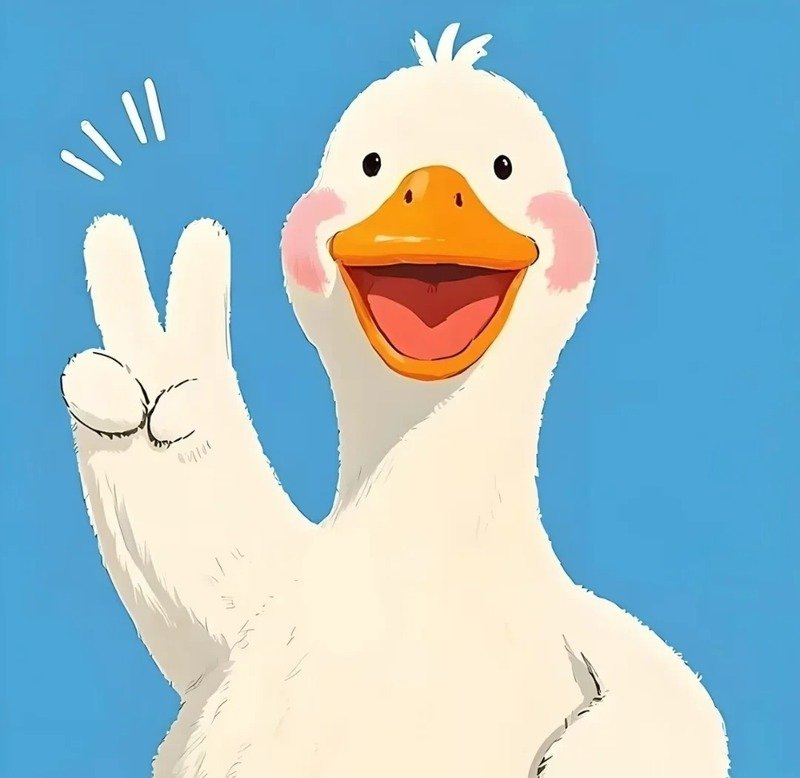 avatar vịt trắng cute 21
