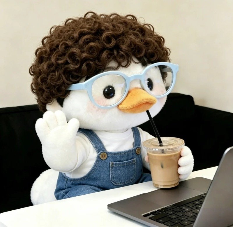 avatar vịt trắng cute 22