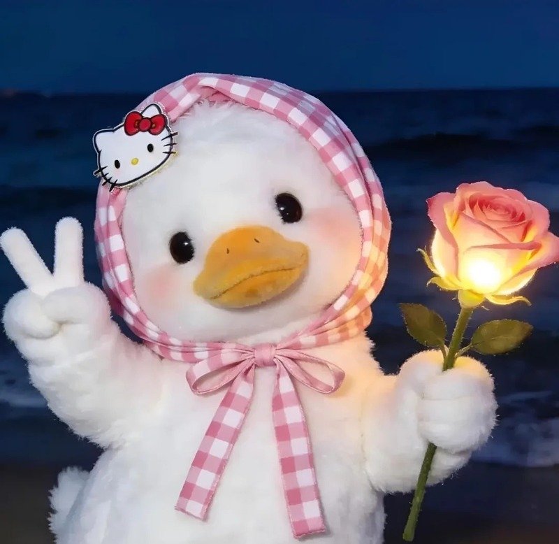 avatar vịt trắng cute 27