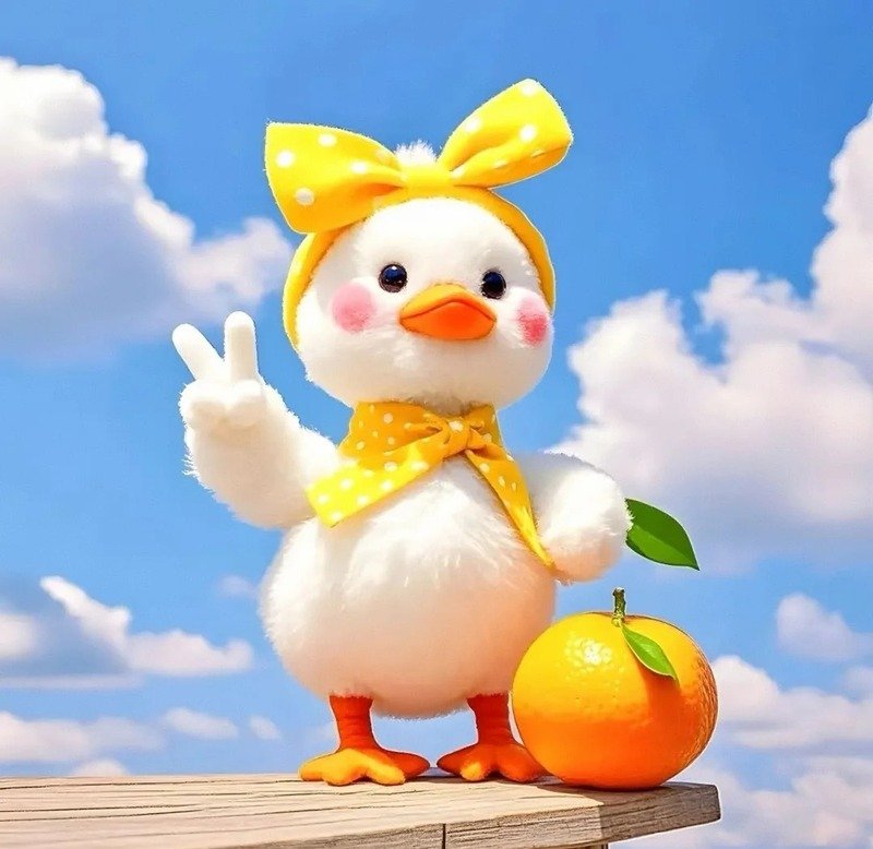 avatar vịt trắng cute 5