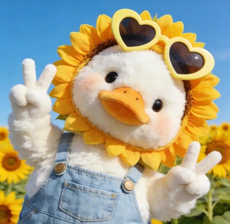 avatar vịt trắng cute 7
