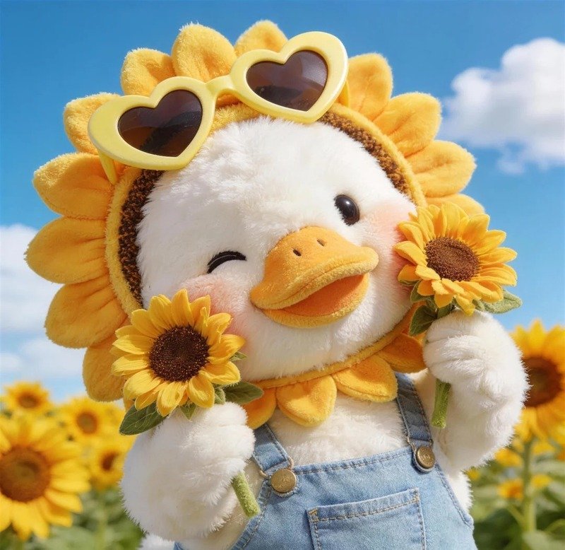 avatar vịt trắng cute 8