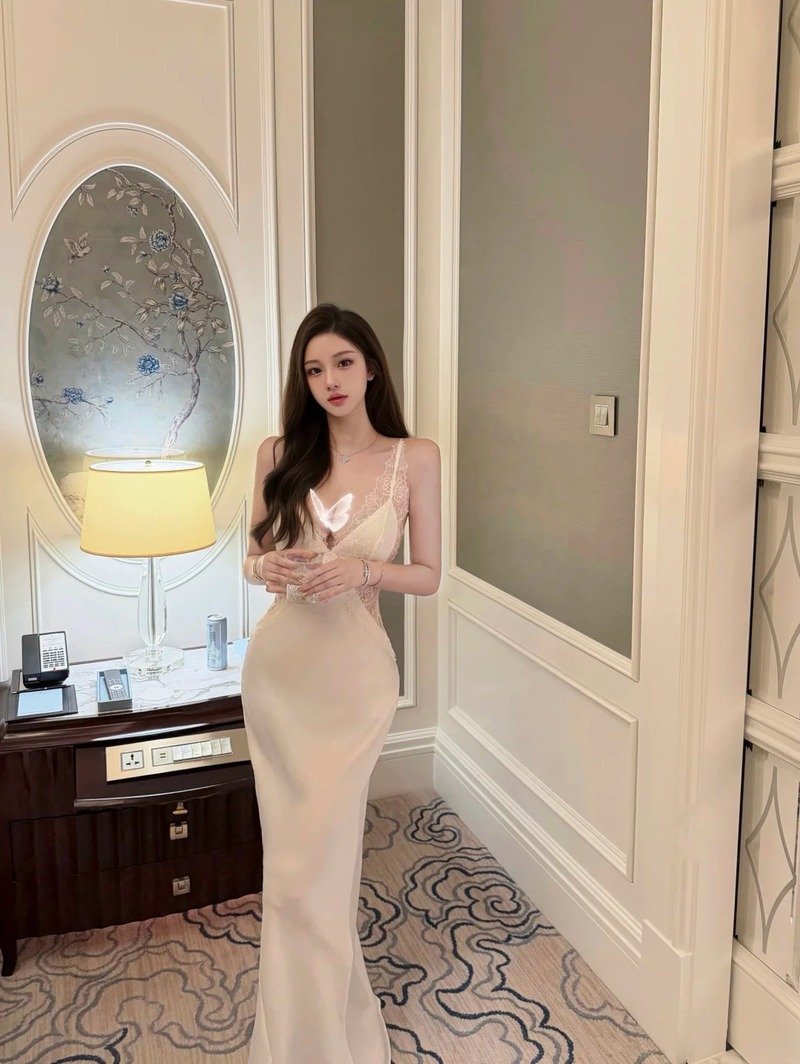 gái xinh mặc váy ngủ 27