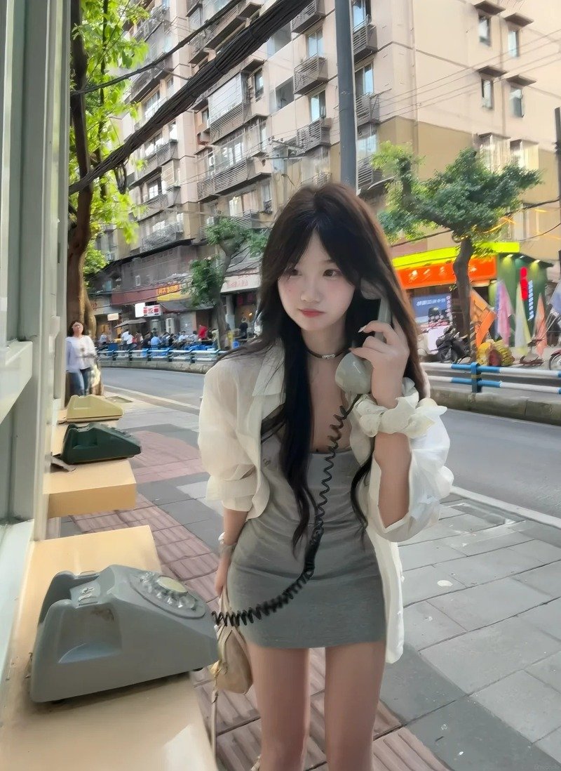 gái xinh mặc váy siêu ngắn 18
