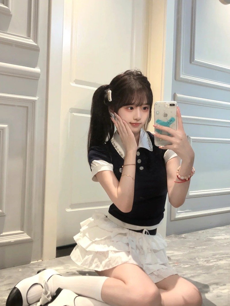 gái xinh trung quốc mặc váy ngắn 8